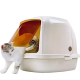 Catidea Cat Ears Cat Litter Station 15L Cream